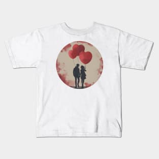 Discover True Romance: Art, Creativity and Connections for Valentine's Day and Lovers' Day Kids T-Shirt